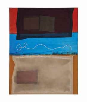 Artwork by Carlos Basaldua, In Memoriam, Made of collage - fabric and oil on canvas