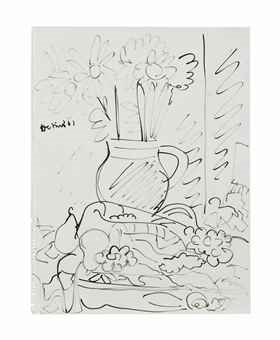 Robert De Niro Sr. | Faceless Reclining Nude (1962) | MutualArt