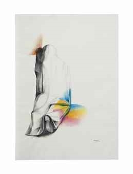 Kneeling Woman III by Morris Broderson, 1961