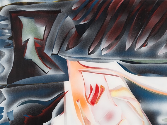 Große Gestalt am Meer by Alexej Iljitsch Baschlakow, 1976