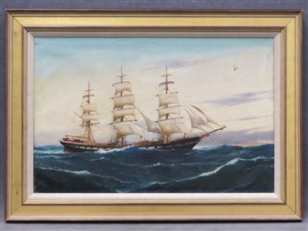 Clipper Ship at Full Sail - Luca Papalura