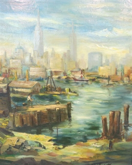 NEW YORK CITY SKYLINE - Betty E. Skolnikoff