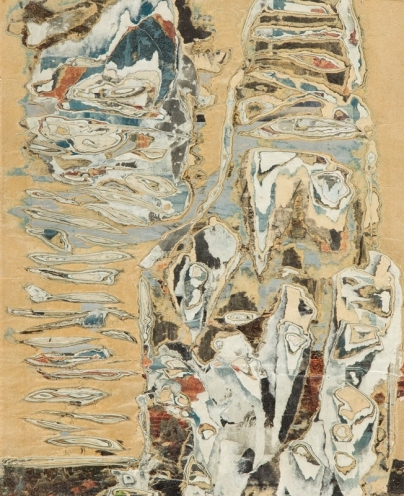 Composition by Jiří Kolář, 1961