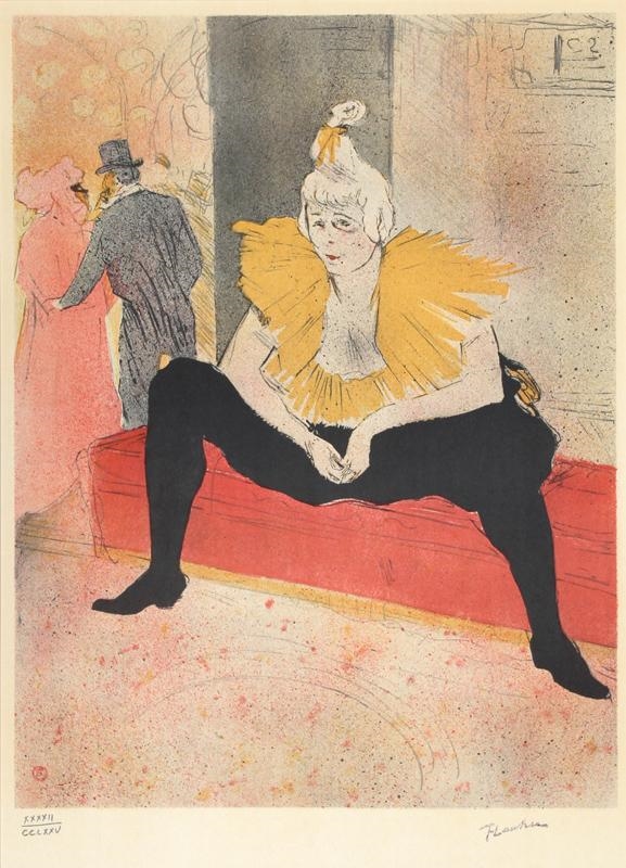 The Clownesse by Henri de Toulouse-Lautrec