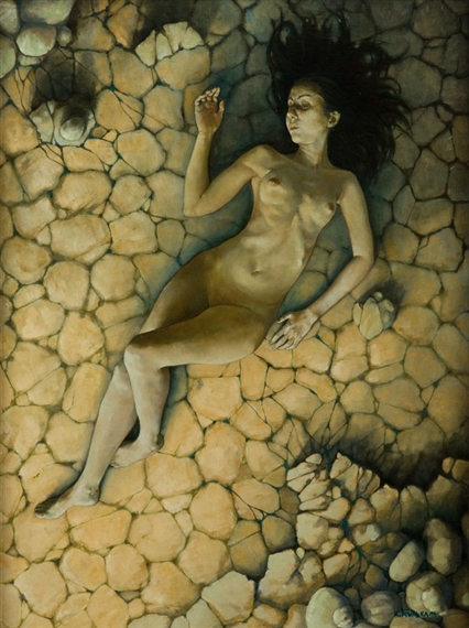 Dry stream by Krzysztof Powalka, 2014