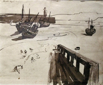 St Ives Harbour - Donald Swan