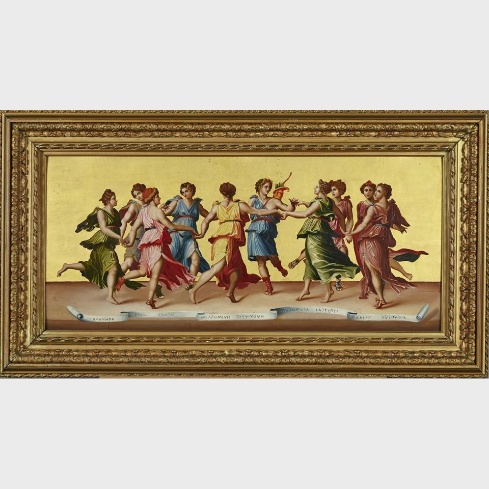 Peruzzi Baldassare | APOLLO DANCING WITH THE NINE MUSES | MutualArt