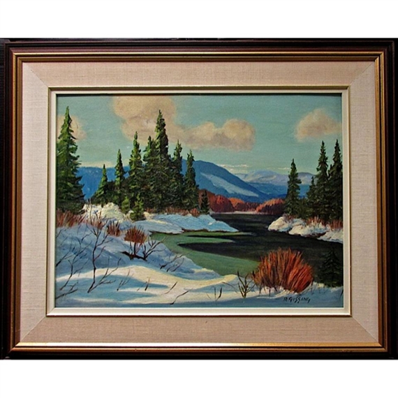 UNTITLED (RIVER IN WINTER) by Roland Gissing