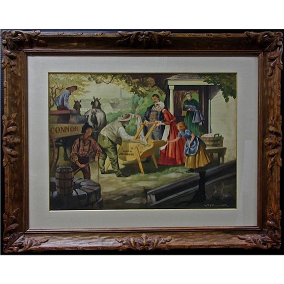 Archibald Bruce Stapleton | COUNTRY LIFE - WASH DAY | MutualArt