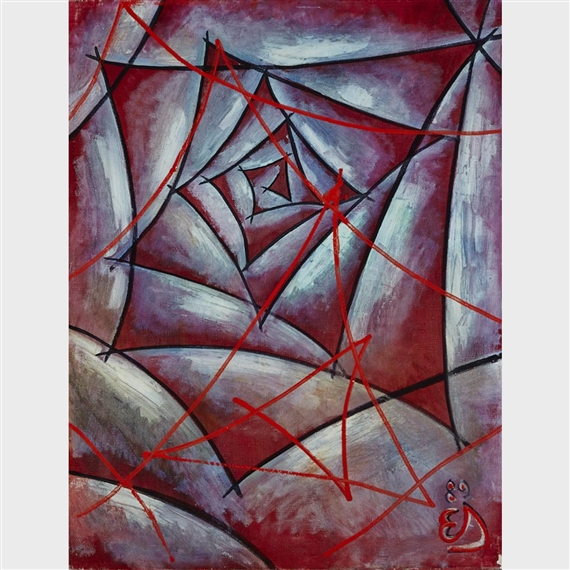 ABSTRACT (SPIDERWEB) by Jewgenij Sergejewitsch Wachtangow, 1989