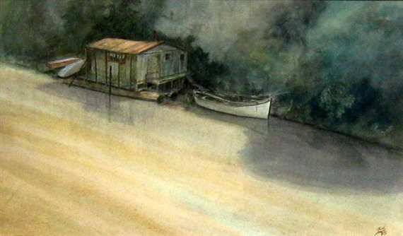 Wood Smoke on the Skagit by Gary Bennett, 1989
