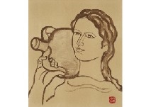 Woman drawing water (Mikonos)