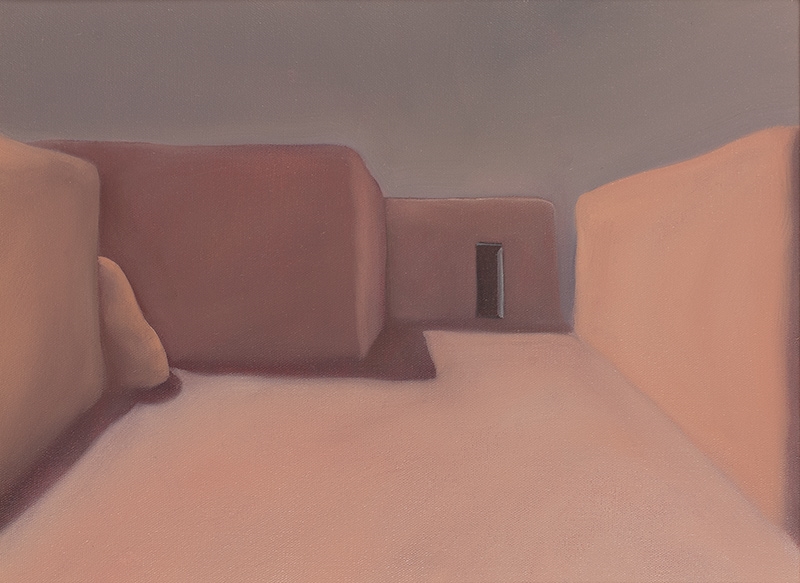 Artwork by John Axton, Adobe Shadows (Taos Pueblo), Made of Oil on canvas