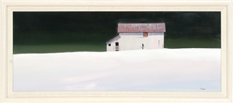 Barn in Winter - Bruce Peeso