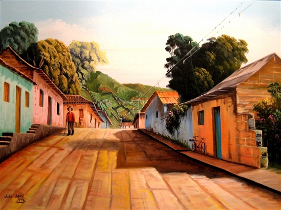 Figure in the Village - Julio Sanz