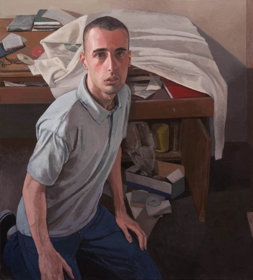 Artwork by Masoumeh Mozaffari, From the in the Presence of the Others Series, Made of Acrylic on canvas