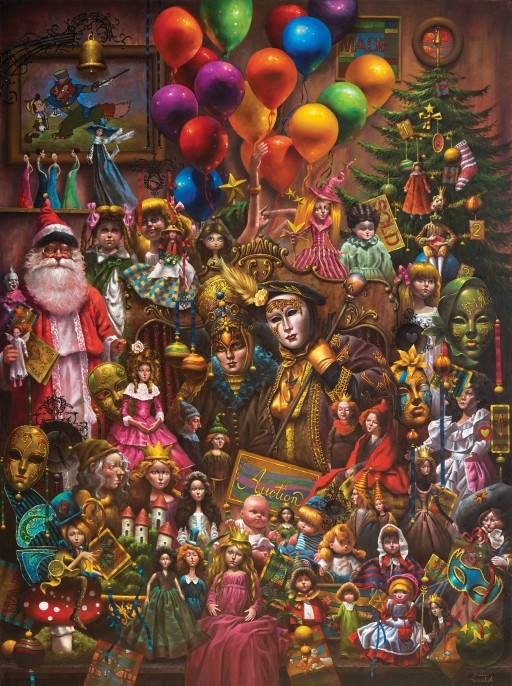 Artwork by Siamak Azmi, The Kings of the Region of Nothing, Made of Oil on canvas