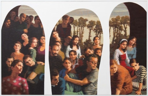 Artwork by Mehrdad Mohebali, The Early Infinity No.5, Made of Acrylic on canvas