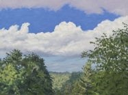 Blue Arrow, White Cloud - Kim Do