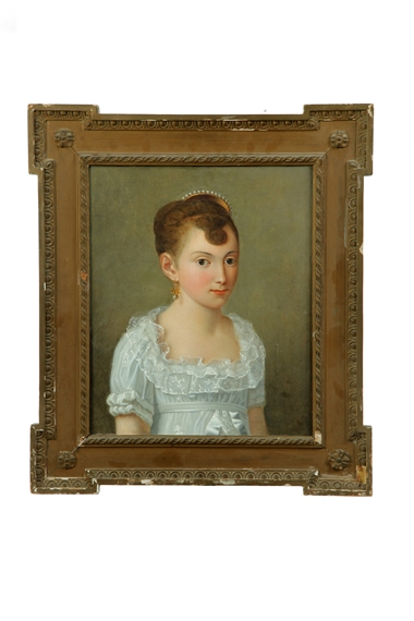PORTRAIT OF A GIRL by American School, 18th Century