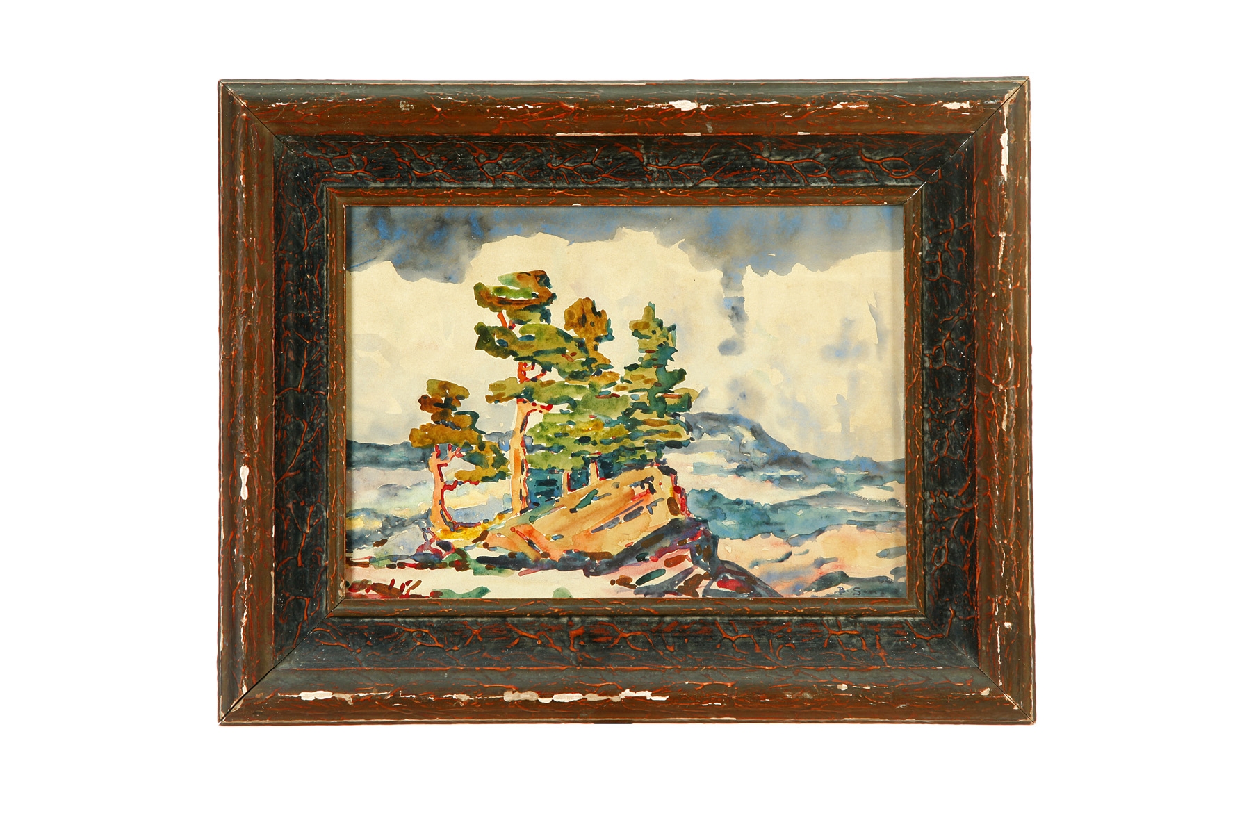 Artwork by Birger Sandzén, UNTITLED, Made of Watercolor on paper