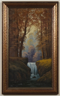 Shows a River and Trees - John Alfred Coultrup