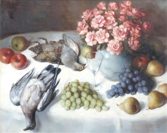Autumnal still life - Charles Quoniam