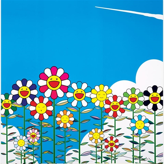 Flowers from the village of Ponkotan by Takashi Murakami