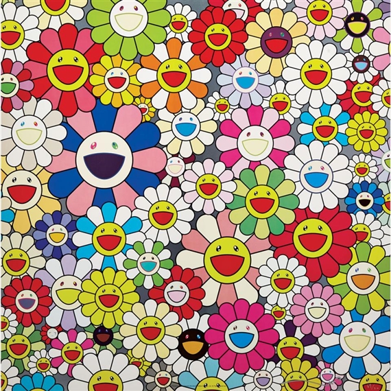 Takashi Murakami | Smiling Flowers; Such Cute Flowers (a set of 2) (2010 -  2011) | MutualArt