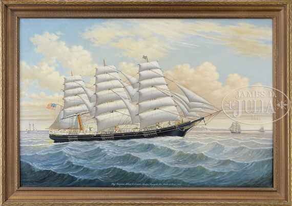 PORTRAIT OF THE SHIP IROQUOIS by Percy Sanborn