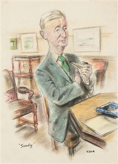 8 WORKS: COLLECTION OF EIGHT PASTEL DRAWINGS - Emilio Coia