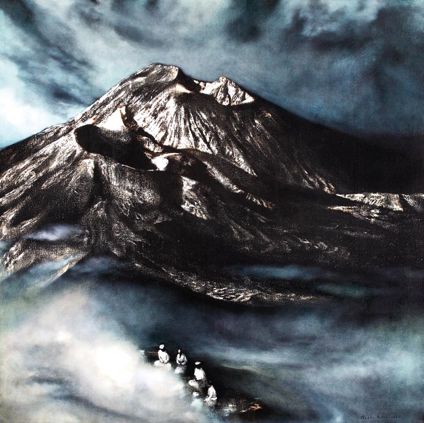 Artwork by Gusti Agung Mangu Putra, Doa Keselamatan, Made of Oil on canvas