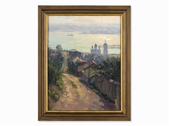 Old Street in Voronezh - Jurij Ljoschin