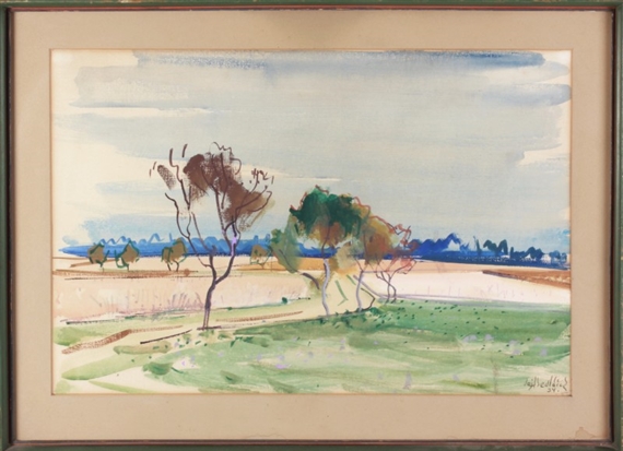 Landscape by Vojtěch Sedláček, 1934