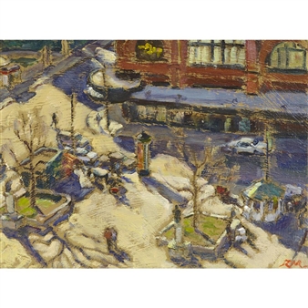 Vue Sur Les Kiosques, Square Philipps - Richard Montpetit