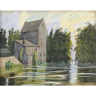 Village on the Water - James Bloomfield