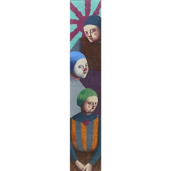 Untitled - Three Figures - Louise Scott