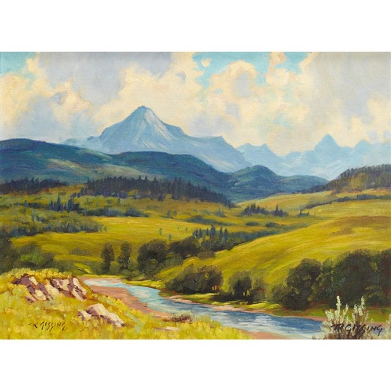 ON PINCHER CREEK by Roland Gissing, 1966