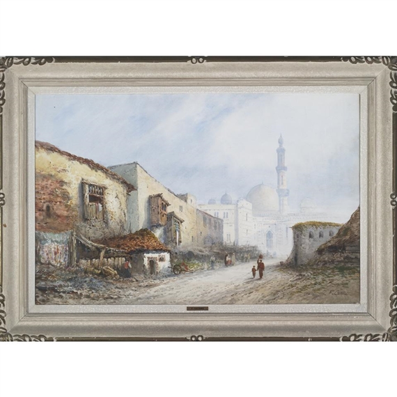 EASTERN STREET SCENE by Edwin St. John
