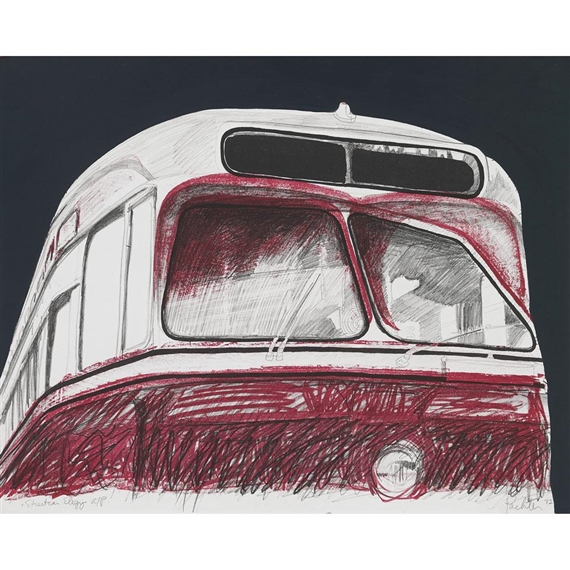 STREETCAR ELEGY by Charles Pachter, 1972