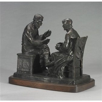 LE VIEUX, LA VIELLE - Alfred Laliberté