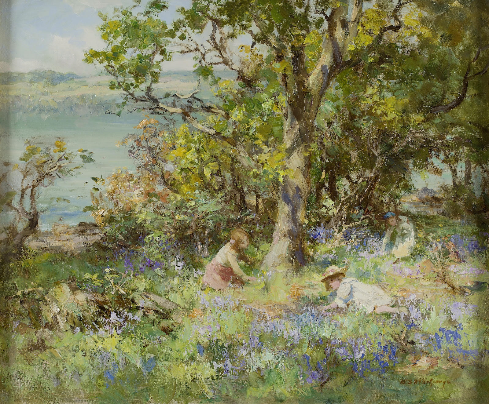 William Stewart MacGeorge | The Bluebell Wood | MutualArt