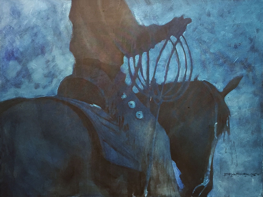 Artwork by Duke Beardsley, Midnight Cowboy, Made of Oil on canvas
