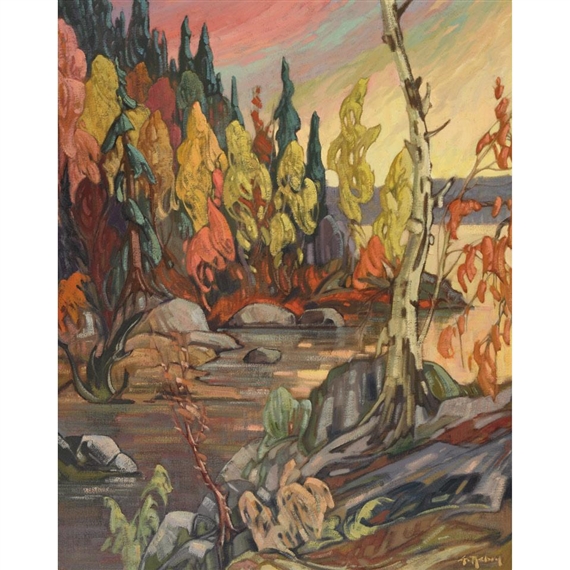 The old tree by Gaston Rebry