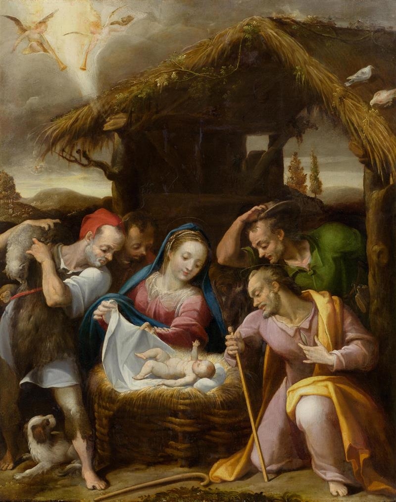 Italian School, 16th Century | Adoration of the shepherds | MutualArt