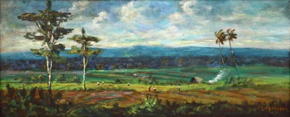 Landscape by S. Djuprijany