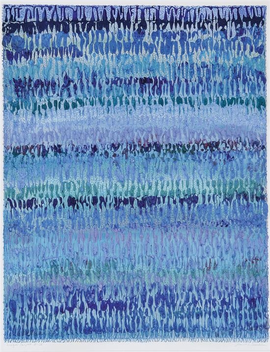 Artwork by Jeanet Dreskin, MAGIC CARPET: JERUSALEM EXPERIENCE and MAGIC CARPET B-IX, Made of stone lithograph