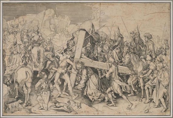 The Large Christ Carrying the Cross by Martin Schongauer