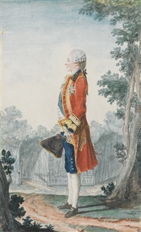 LE DUC DE CHARTRES EN HABIT DE SAINT-CLOUD by Louis Carrogis