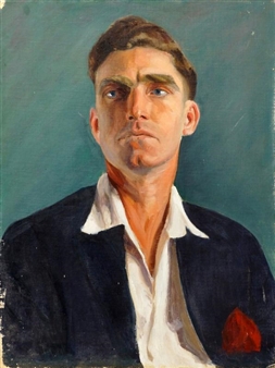 Portrait of a man - Gertrude B Coffin